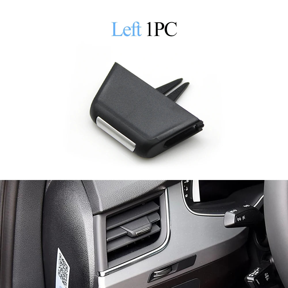 For Audi Q7 Car Dashboard Front Left Right Middle Air Conditioner AC Vent Grille Outlet Slider Tab Clip Repair Kit 2016-2019