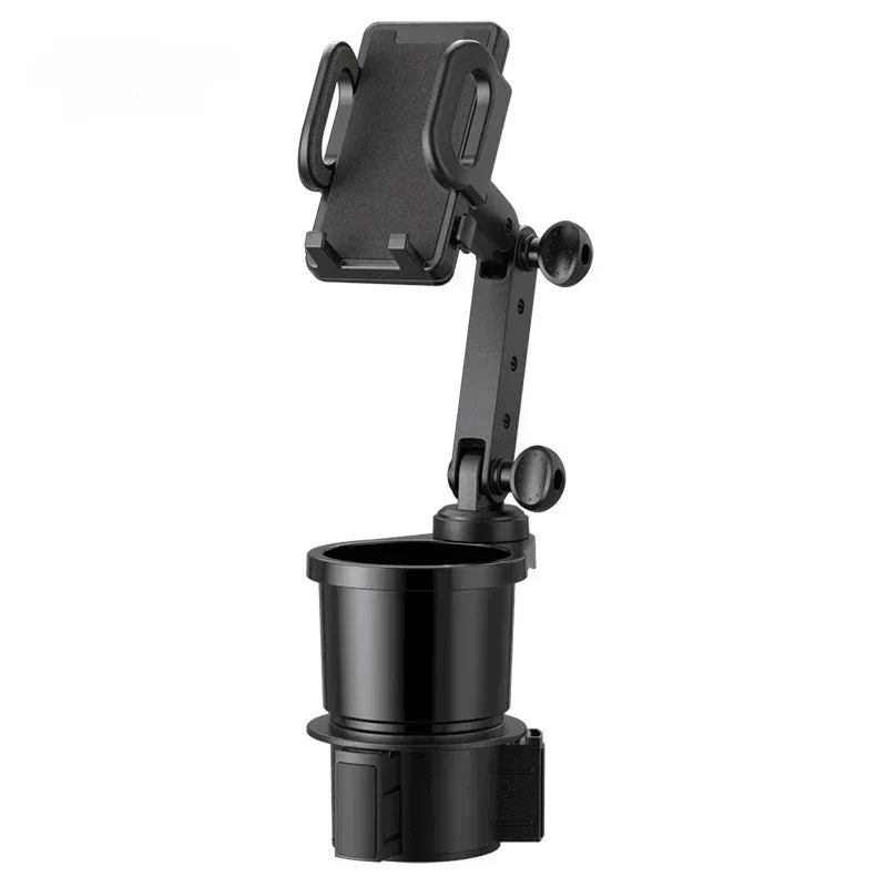 Car Cup Holder Expander with 360 Rotation Phone Holder