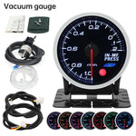2 Inch 52mm Smoke Lens Turbo Boost Gauge | 8 Color Backlight Car Gauge with Sensor detail view