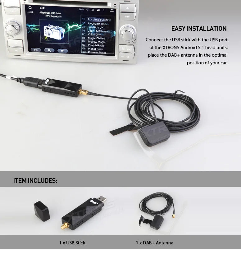 XTRONS DVR HD Camera With ADAS Function Car DVR Video Recorder Dash Cam Wide-Angle Lens Loop Recording