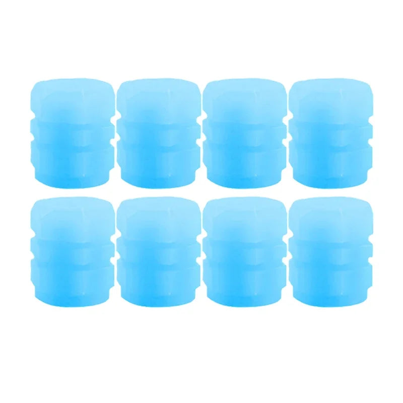 Luminous Valve Caps Fluorescent Night Car Tire Valve Caps Motorcycle Bike Glowing Dec alternate view