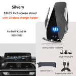 Car Phone Holder Screen Mount Dedicated Base In Car Mobile Support For BMW X3 ix3 X4 G01 G02 Portable Navigation Phone Holder