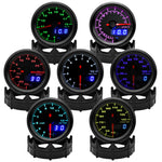 52mm 7 Color LED Car Gauge Set | Dual Display Boost Water Temp Oil Pressure Voltmeter alternate view