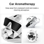 Solid Perfume Aroma Car Fragrance Diffuser Bulldog Exquisite Car Air Fresheners Vent Clip Small Interior Aromatherapy Ornament