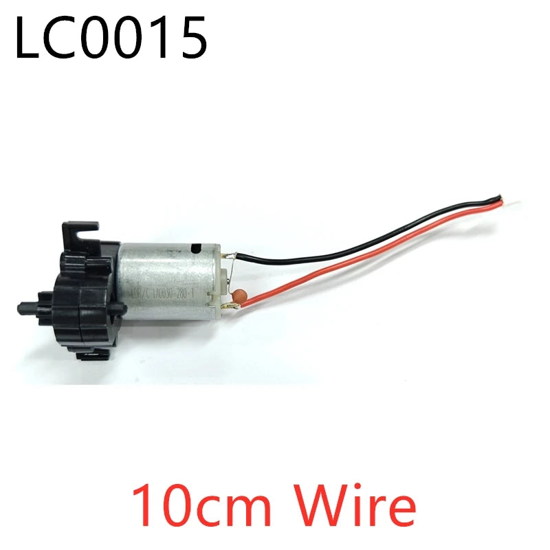 1/18 LDRC LD18401 LD18499 Modified Accessories Receiver Tire Motor Gearbox Servo Gear close-up view