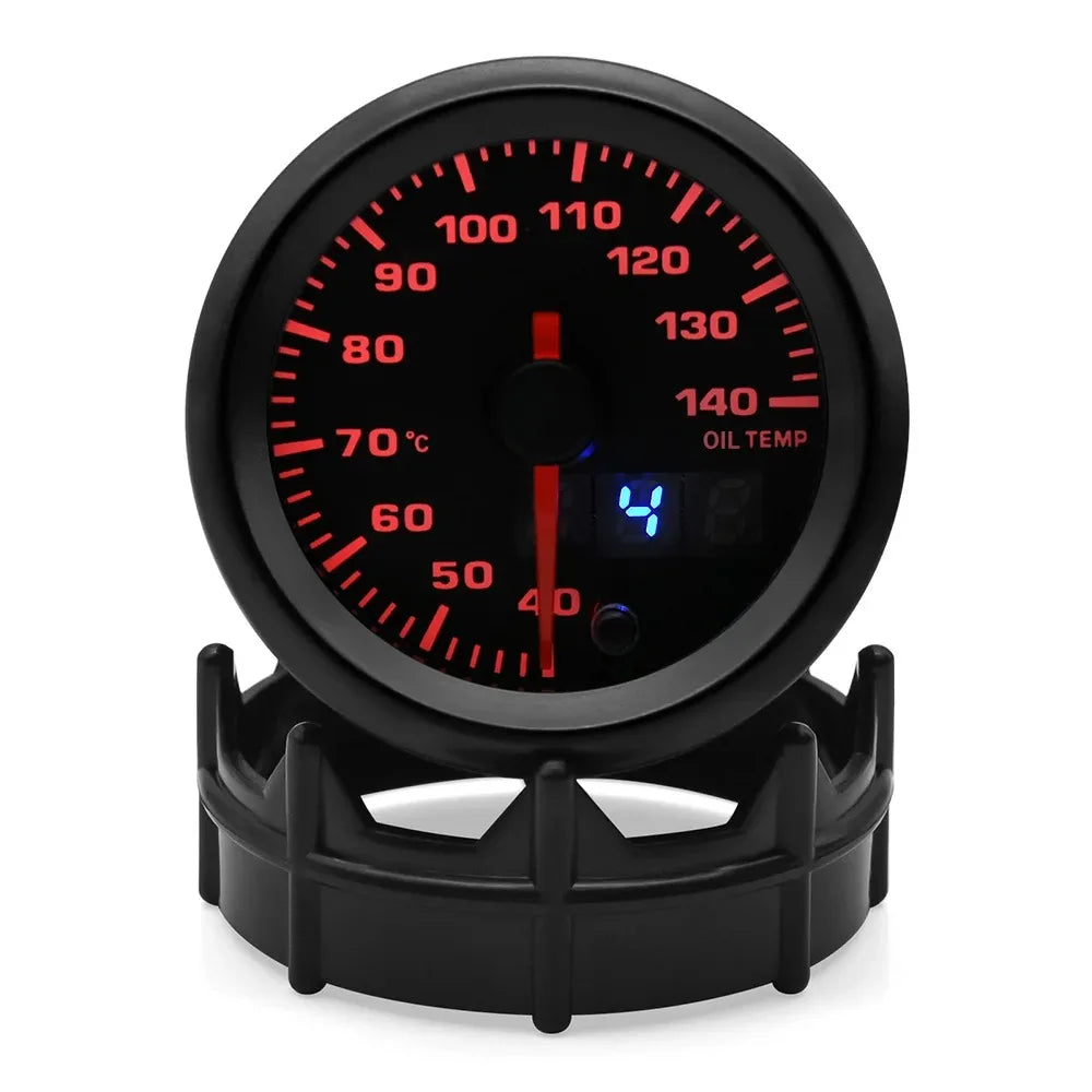 52mm 7 Color LED Car Gauge Set | Boost Water Temp Oil Pressure Voltmeter Air Fuel Ratio detail view