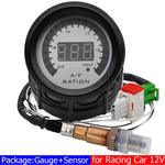 52mm Digital Air Fuel Ratio Gauge | Narrowband O2 Sensor for 12V Racing Cars lifestyle view