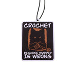 Raccoon Quotes Fragrant Paper Car Air Freshener | Solid Perfume Hanging for Home and A close-up view