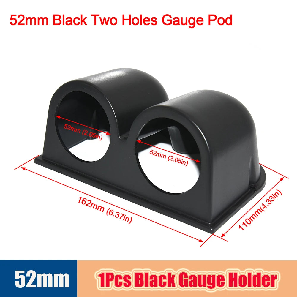 52MM 7-in-1 Car Gauge Set | LED Dual Display with Sensors for 12V Gasoline Vehicles lifestyle view