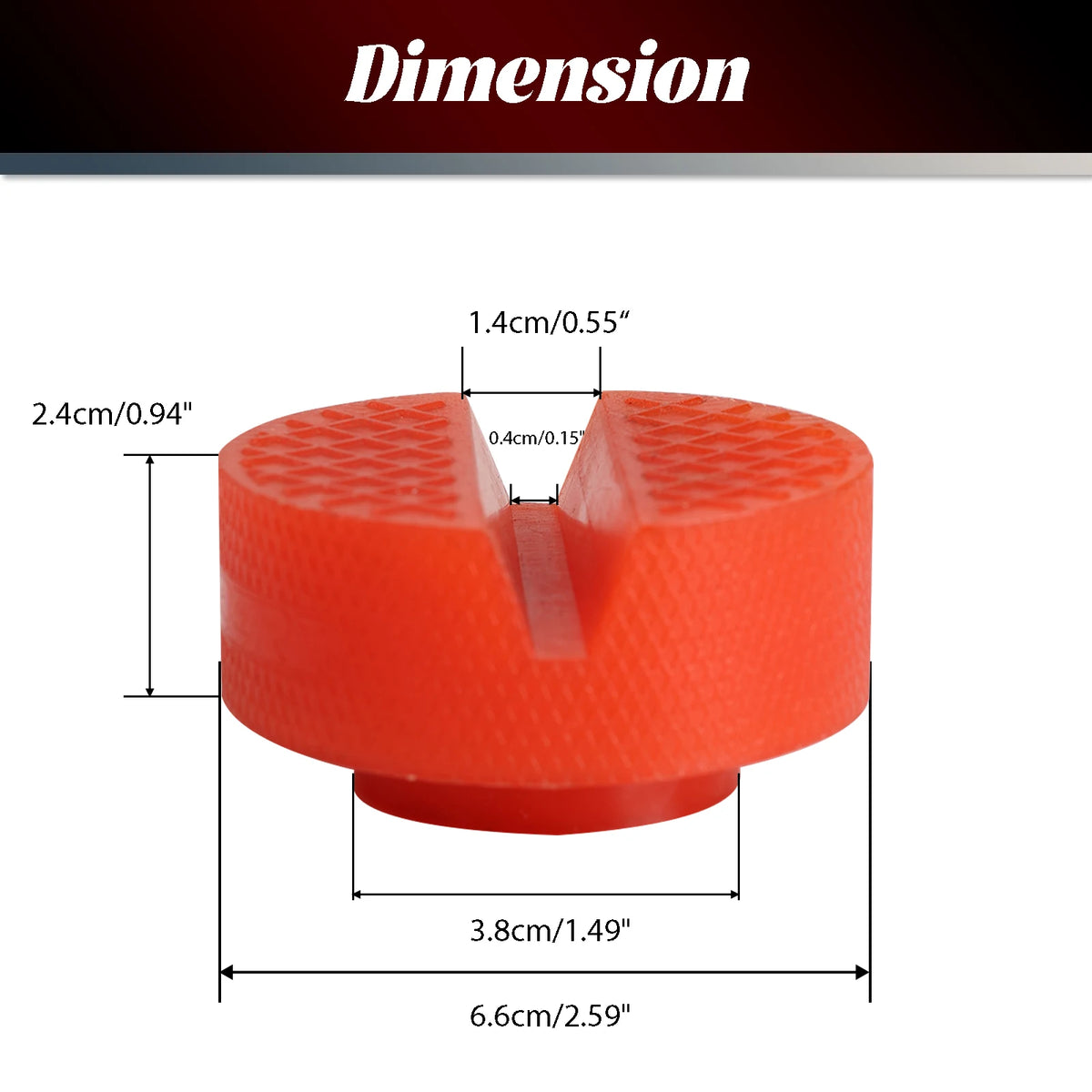 Car Lift Jack Support Stand Polyethylene Pads Wheel Dolly Slotted Floor Frame Rail additional angle