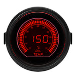 AD 2" 52mm Red and Blue Dual LED Car Gauge Set | Boost, Water Temp, Oil Temp, Oil Pre alternate view