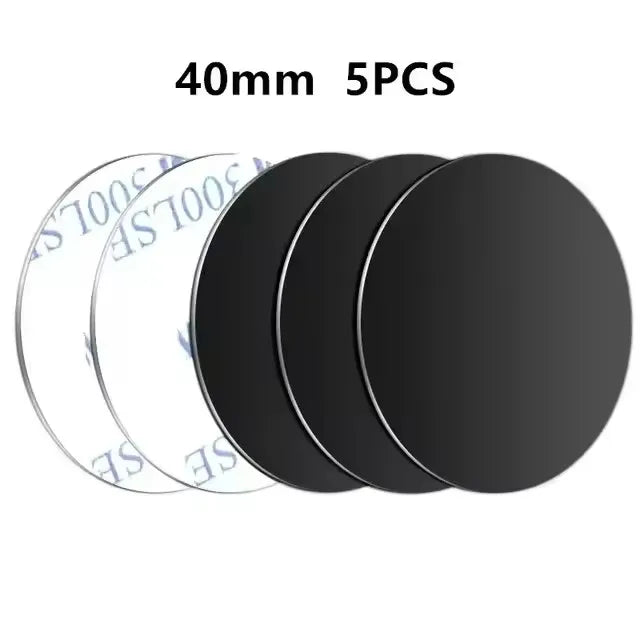Metal Plate Disk for Magnetic Car Phone Holder, Round Iron Sheet alternate view