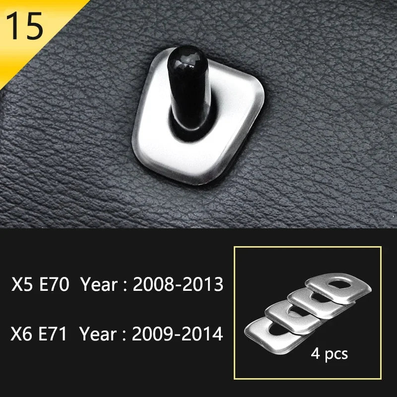 Car Styling For BMW X5 X6 E70 E71 Console Gearshift Frame Decorative Trim Strips Stai alternate view