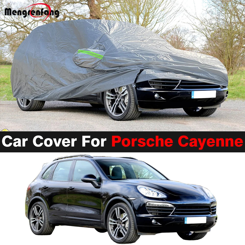 Porsche Cayenne Full Car Cover 2002-2025 | UV Sun Shade Snow Rain Wind Protection