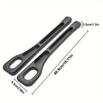 Car Seat Gap Filler Organizer Strip 2 Pc Black additional angle