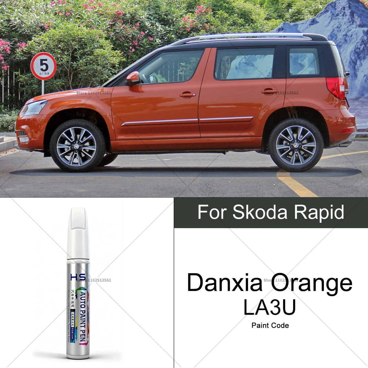 Car Paint Repair Pen Touch Up Scratch Remover DIY Auto Accessories White LY9H Blue Br alternate view