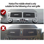 2PCS Set Car Front Rear Air Conditioning AC Vent Rolling Wheel For Mercedes BENZ E Class W211 E220 E280 E320 E350 E55