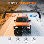 WOLFBOX M40lite Dash Cam 4K+1080P 10" Rear View Mirror Camera Video Recorder Front and Rear Dash Camer