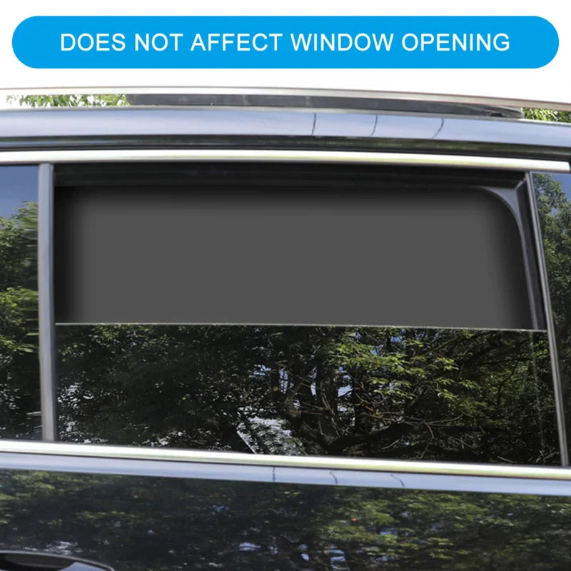 Magnetic Car Sunshade Window Shade close-up view