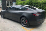 Black Matte Car Vinyl Film Self-adhesive Auto Motorcycle Body Wrapping Film Matt Black W detail view