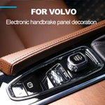 Center Console Car Armrest Gear Stall Brake Hand Frame Decoration Cover Trim Chrome NEW For Volvo XC90 XC60 S90 V90 V60 S60