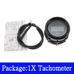 52mm Car Gauge Set | Digital Turbo Boost Water Temp Oil Pressure Voltmeter close-up view