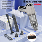 Wireless Car Vacuum Cleaner 95000PA | Cordless Handheld with Blower additional angle