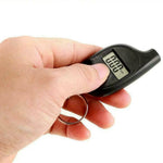 LCD Digital Tire Pressure Gauge | Air Pressure Tester with Safety Alarm for Cars and alternate view