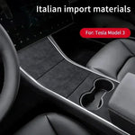 For Tesla Model 3 2017-2020 Car Central Console Gear Shifter Panel Modifed Decorative Cover Pad Sheath Shell Sticker