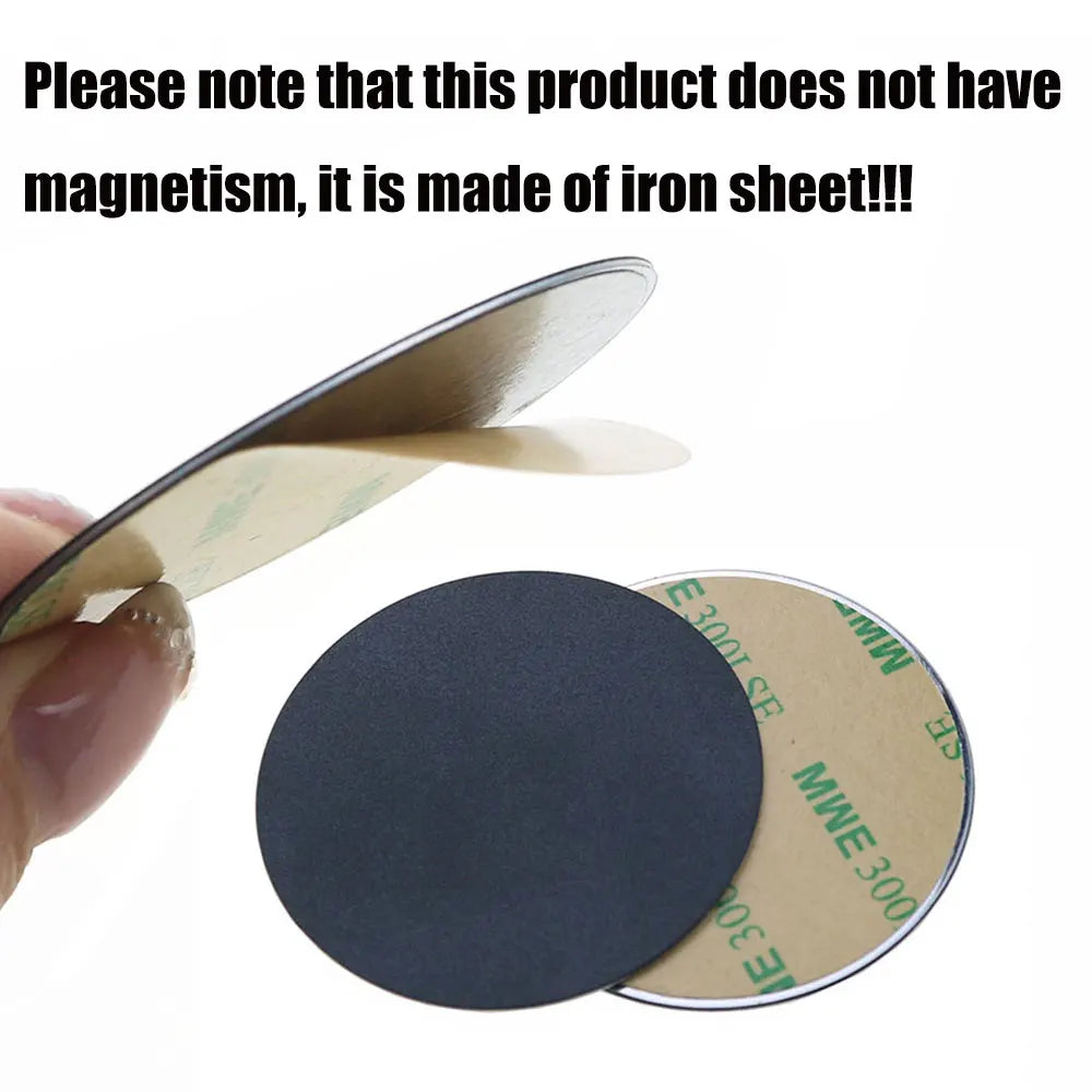 10 Pieces Metal Plate Sticker | Universal Iron Sheet for Magnetic Car Phone Mount alternate view