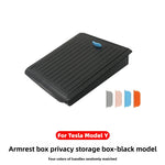 For Tesla Model 3 Y 2017~2026 Car Hidden Storage Box Model 3 Highland Y Juniper Center Console Armrest Organizer Box Accessories