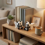 Panda Sculpture Ornament for Desk or Car Decor lifestyle view