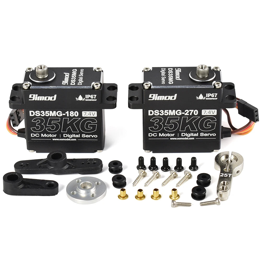 9imod DS35MG Waterproof Metal Gear Servo for 1:8 1:10 RC Crawler SCX10 TRX4 D90 alternate view