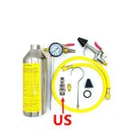 Automotive Air Conditioning Cleaning Canister | A/C System Flush SET for JP EU US