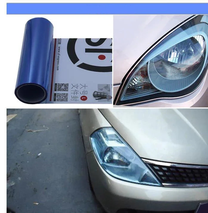 Car Headlight Taillight Protective Film Tint Vinyl Film Auto Lamp Film Sticker Shee additional angle