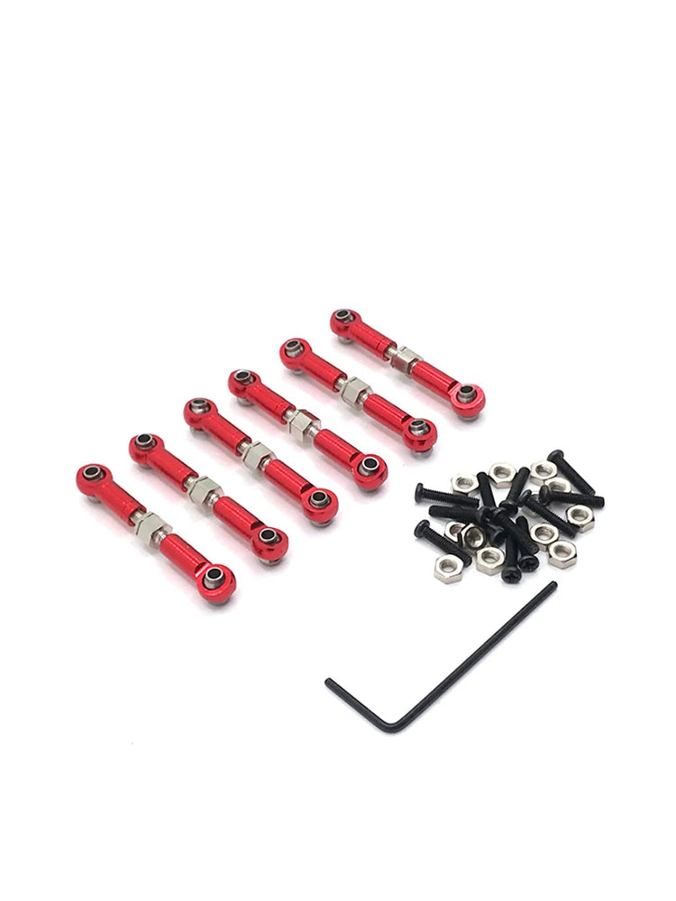 Metal Linkage Pull Rod Front /Rear Servo Link Tie Rod for Wltoys 184011 A949 A959 A969 A detail view