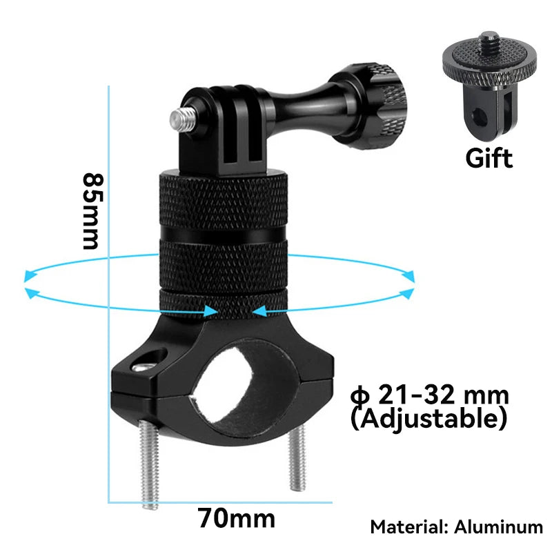 For Insta 360 X4 X5 Go Pro 13 12 11 10 9 DJI Action 6 Bicycle Motorcycle Selfie Stick lifestyle view
