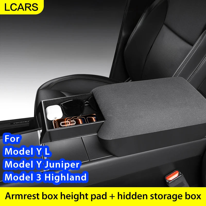 Lcars Special Car-Specific Armrest Box Suitable for the New Tesla Model Y/Yl/3 Original Armrest Box,