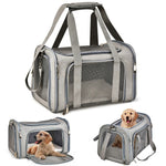 Soft Side Pet Carrier Backpack | Airline Approved Travel Bag for Small Dogs and Cats