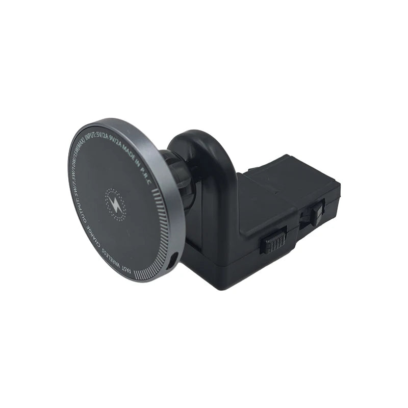 For BMW 5 7 Series I5 I7 IX X5 X6 X7 2023 2024 2025 Car Seat Pad Magnetic Holder Phone 15W Wireless Charger Stand Trim