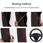 1PC Car Steering Wheel Cover Soft Wear-Resistant Comfortable Wear Resistant Universal alternate view