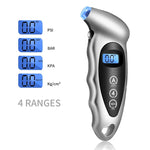 Digital Tire Pressure Gauge with LCD Display | 4-Unit Car Tire Tester detail view