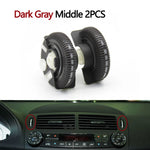 2PCS Set Car Front Rear Air Conditioning AC Vent Rolling Wheel For Mercedes BENZ E Class W211 E220 E280 E320 E350 E55