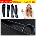 USVOTOV Car Door Side Storage Box | Tesla Model Y 2025 2026 Juniper Model 3 Accessories