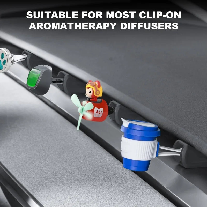 Universal Air Outlet Clip Aromatherapy Clip Air Conditioner Air Outlet Clip Silicone Durable Non Destructive Installation