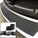Universal Rear Bumper Guard PVC Rubber Protector Strip Car Trunk Door Sill Plate Prot alternate view