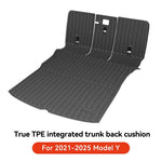YZ for Tesla Model Y Juniper 2026 Floor Mats | All-Weather Protection Set with Door Si close-up view