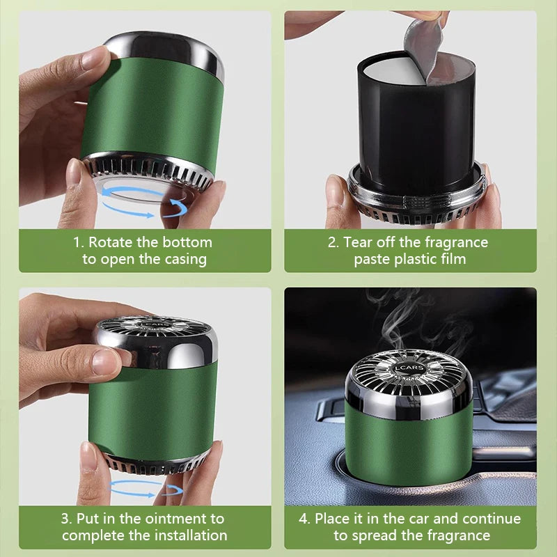 Car Aromatherapy Solid Balm | Long-Lasting Car and Home Air Freshener lifestyle view