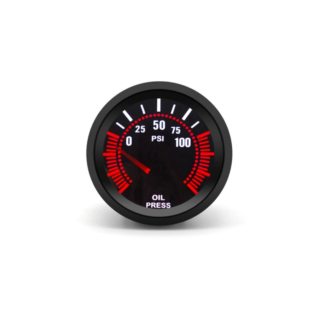 2″ 52mm 7-in-1 Car Gauge Set with Smoke Lens | Tachometer, Boost, Vacuum, Temp, Oil P lifestyle view