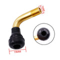 PVR50 PVR60 PVR70 Motorcycle Tubeless Tire Valve Stem 90 Degree Rubber Angle Nozzle | lifestyle view